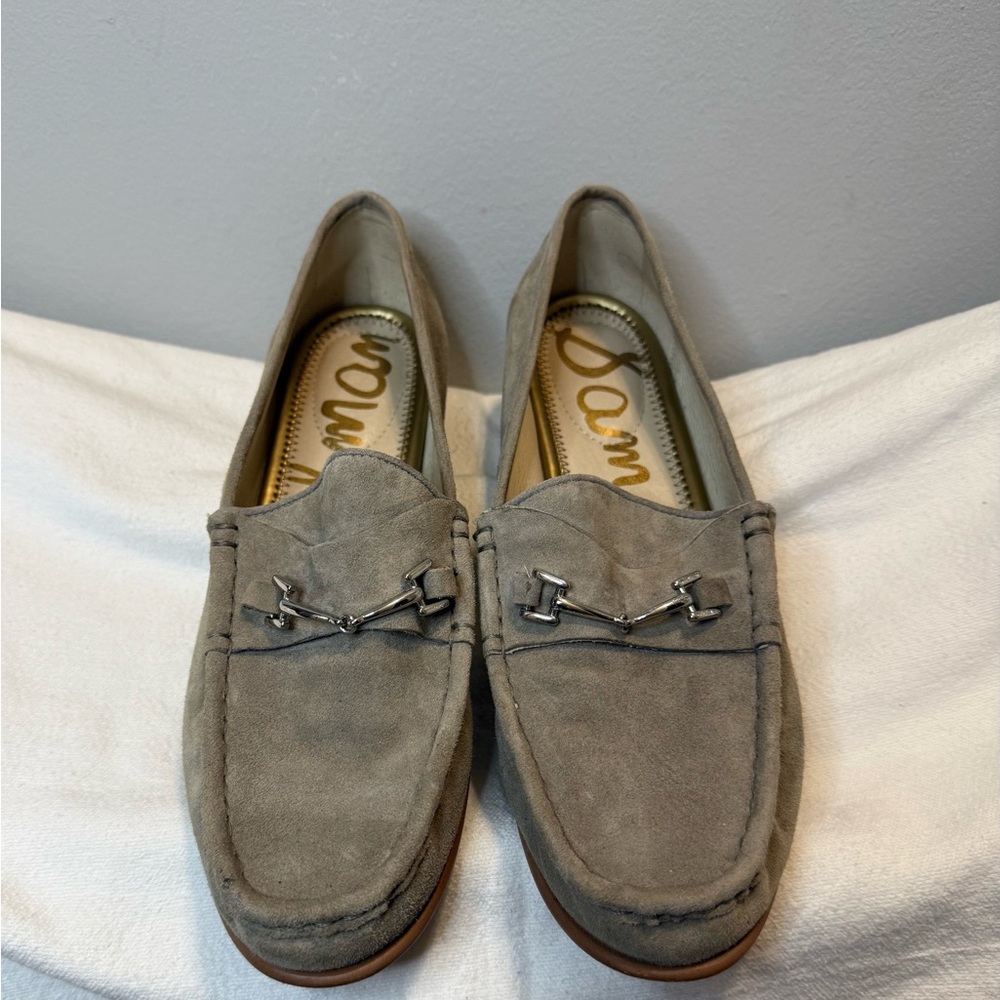 Sam Edelman Talia Horse Bit Suede Loafers